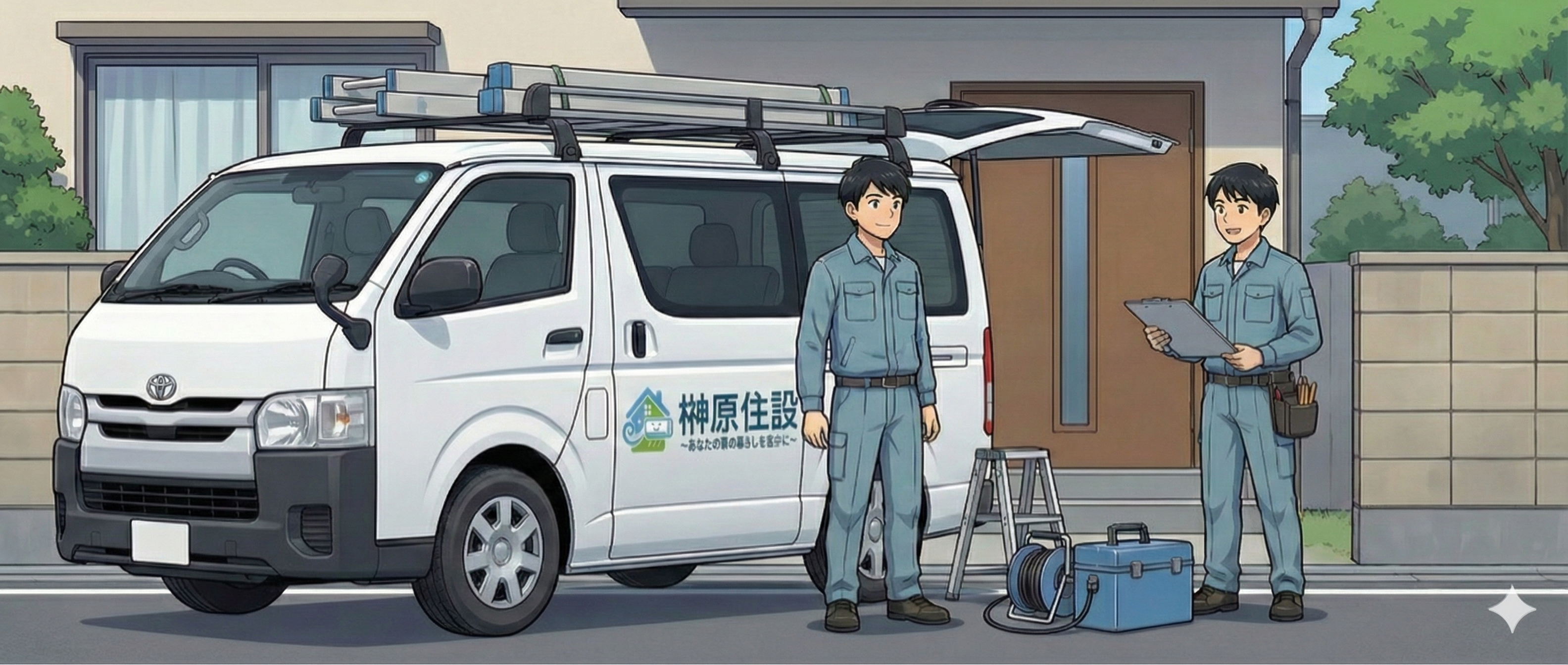 榊原住設 作業風景